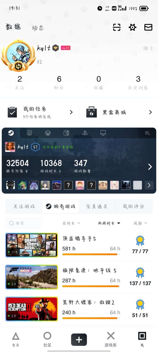 亮点: steam所有主流游戏，全是豪华版...