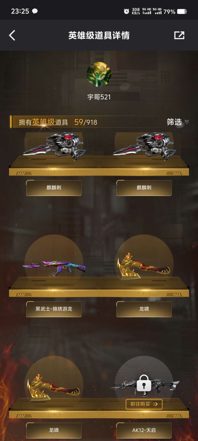 实名: 可修改 V武器数: 10 炫金武器...