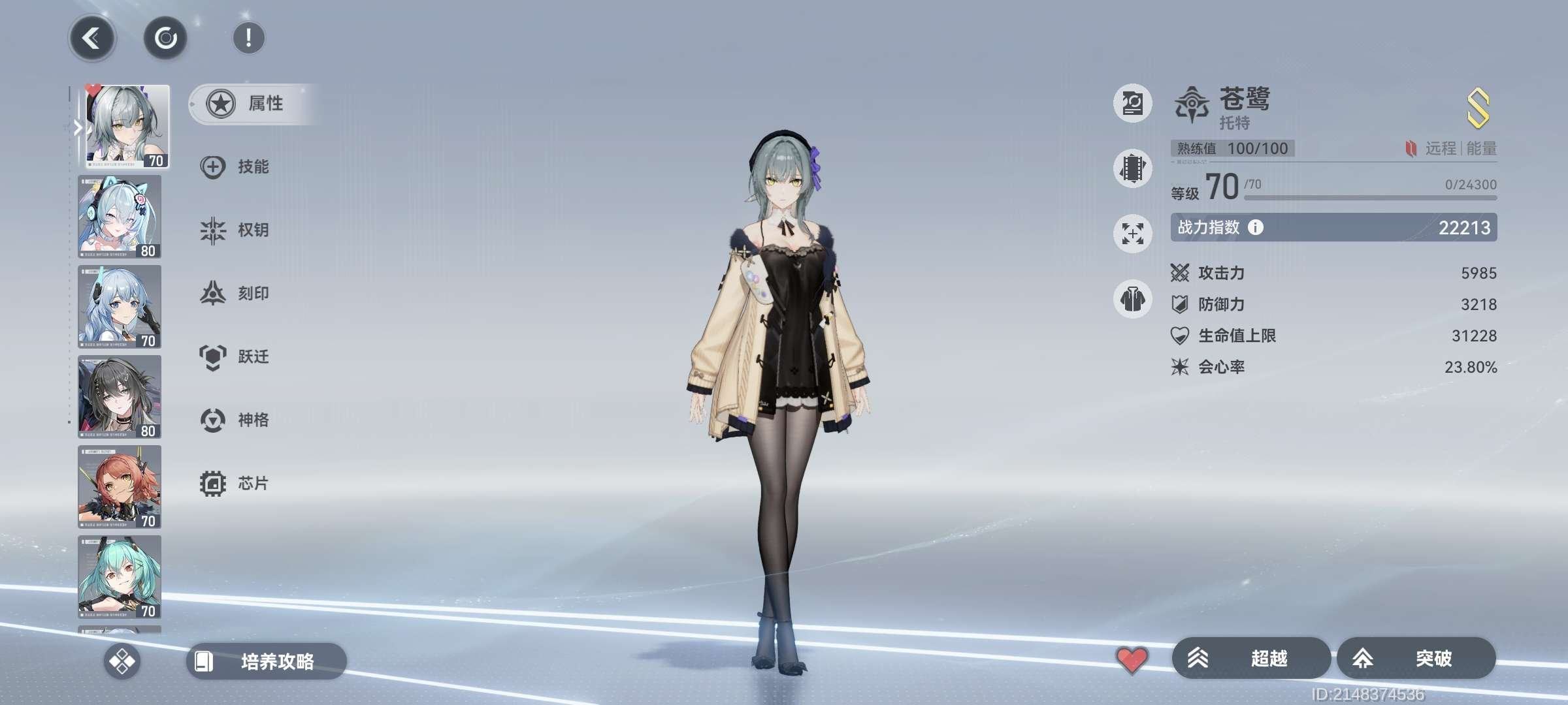 亮点: 两个皮肤有几个小强力角色两个专武