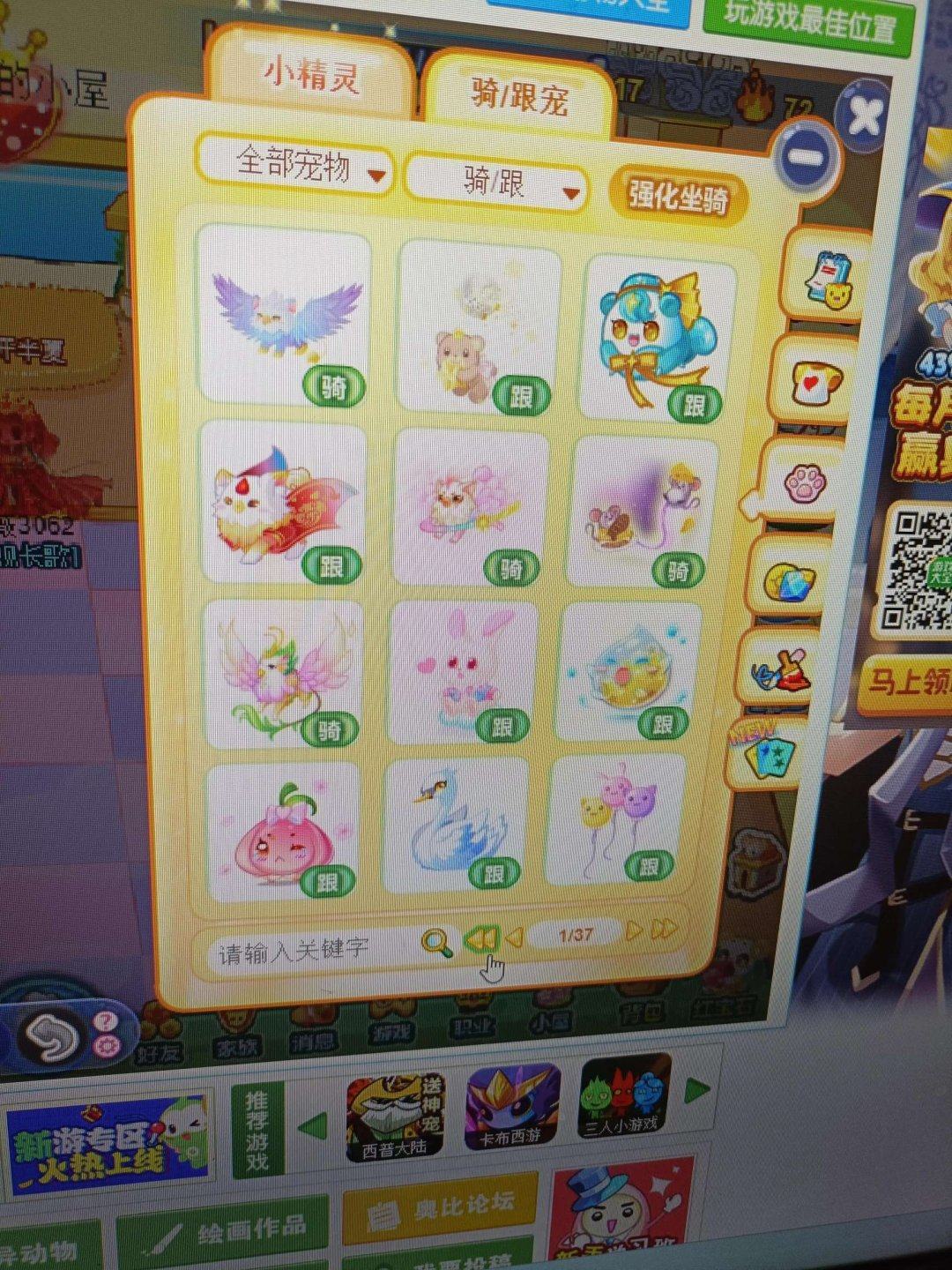 亮点: 有许多绝版房型家具，还有宠物还有龙...