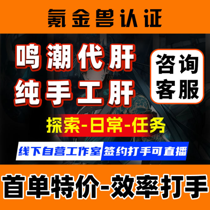 【鸣潮】鸣潮代练-主线支线-地图宝箱-探索度托管包月-详情咨询客服 图1