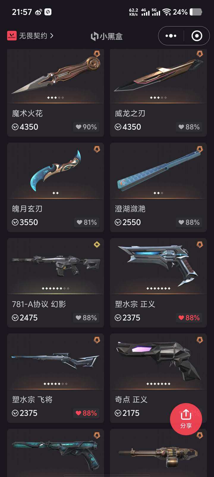 钻石，铂金 究极皮肤数:1 限定皮肤数:2...