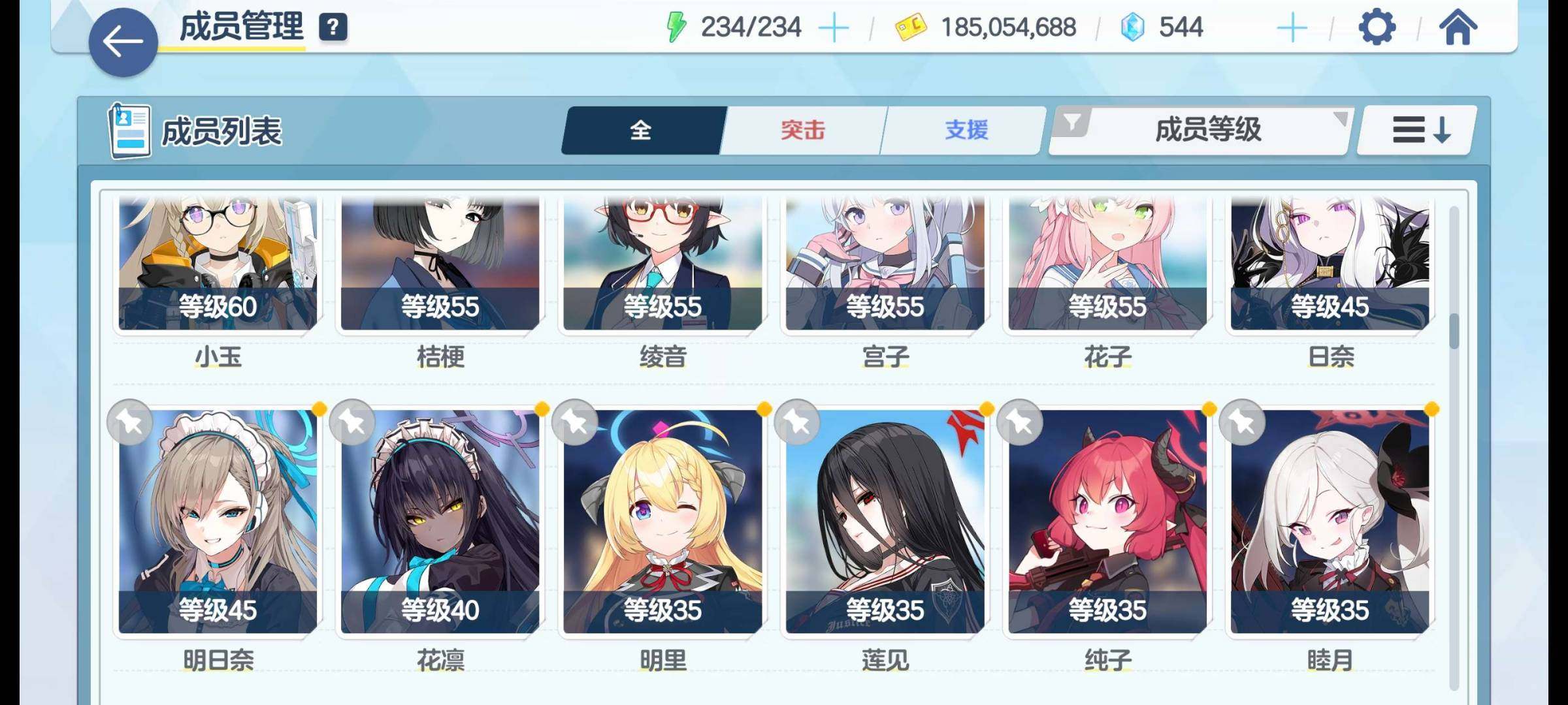 卖家说:87级成品号，角色多