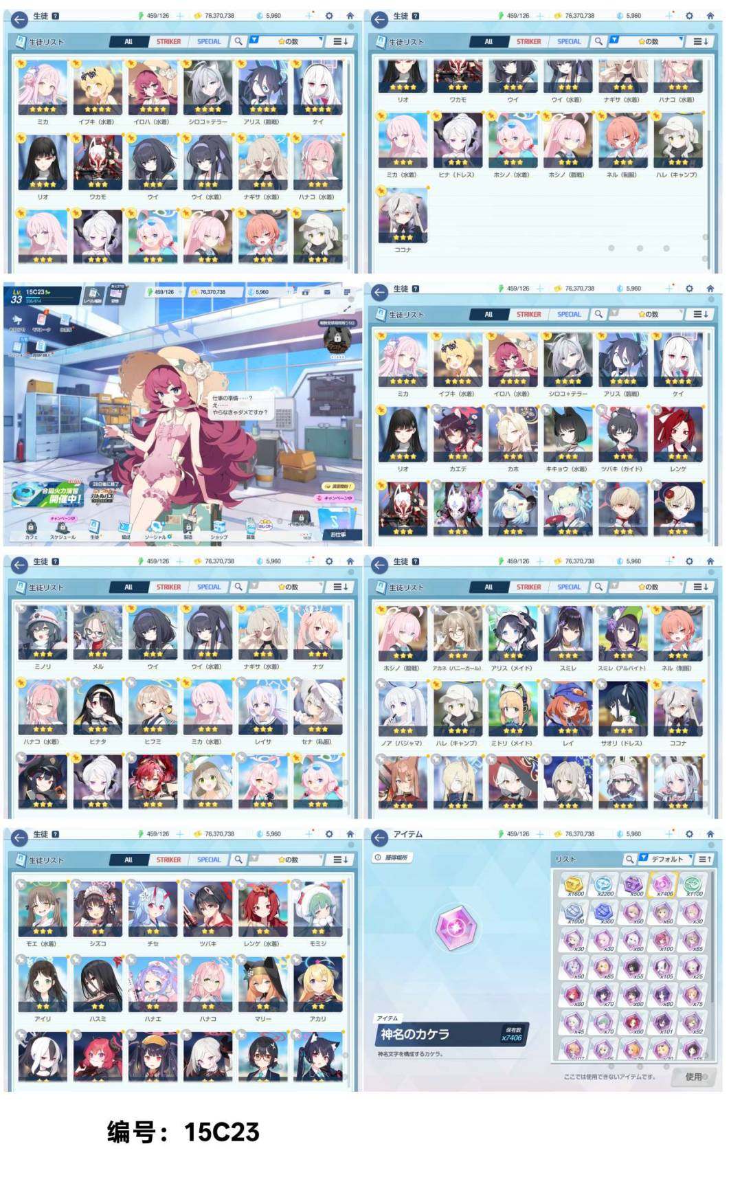 卖家说:全15fes，碧蓝档案（极品)日服...