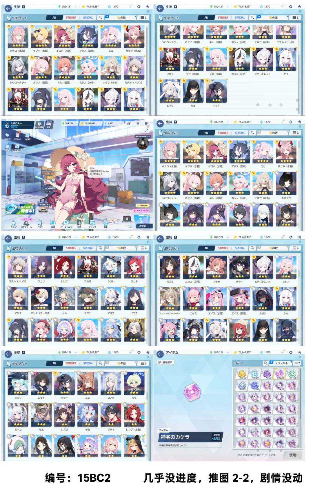 卖家说:全15fes，碧蓝档案（极品)日服...
