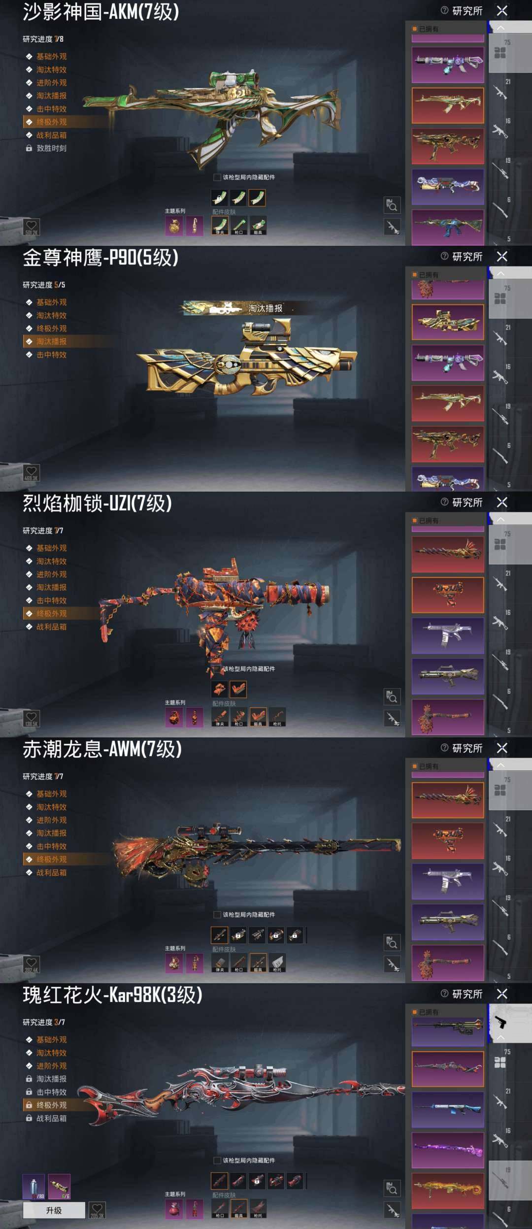 卖家说:十几把满枪，跑车圣装都有，最新圣装...
