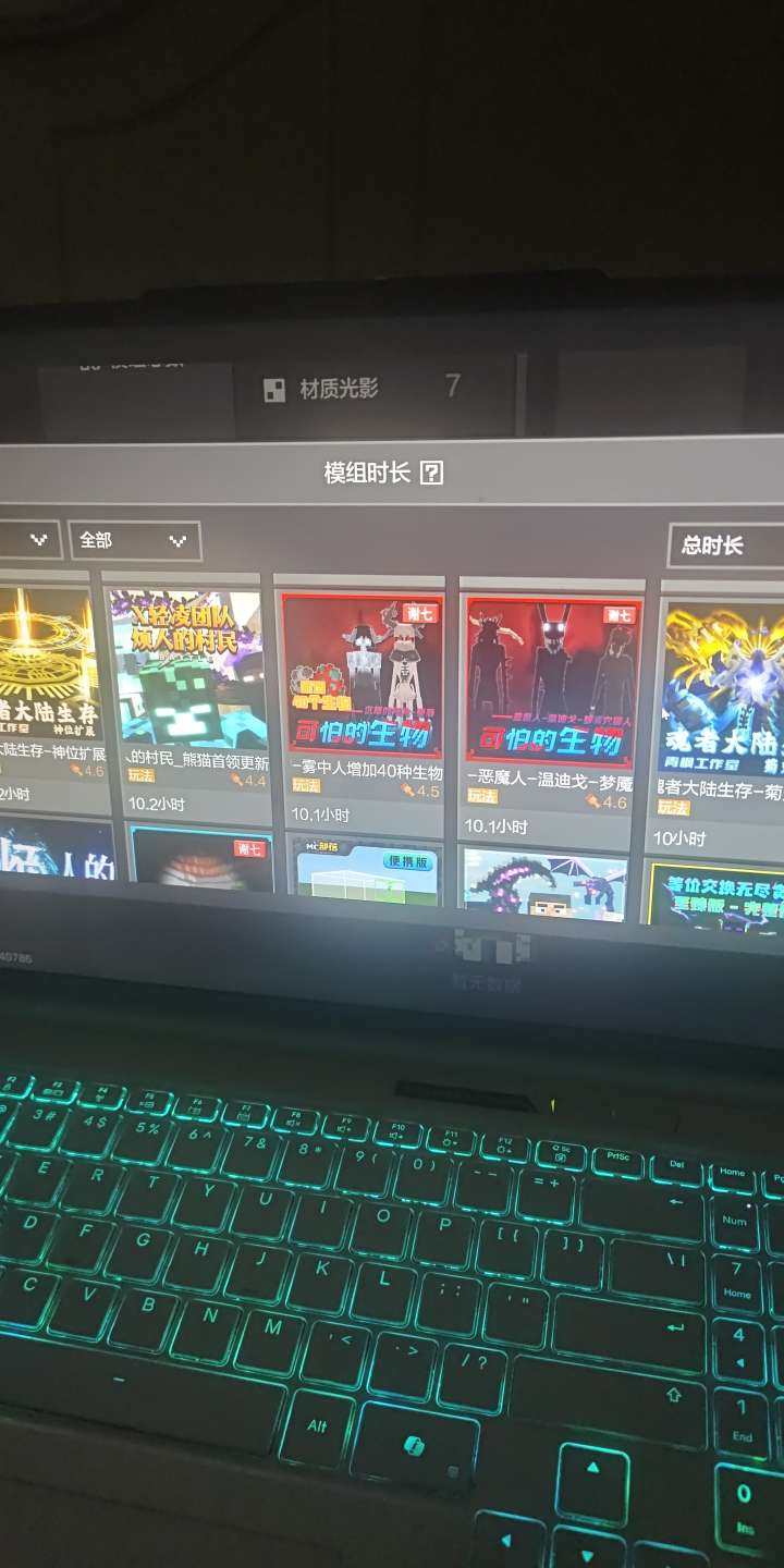 卖家说:模组很多，还有点地图