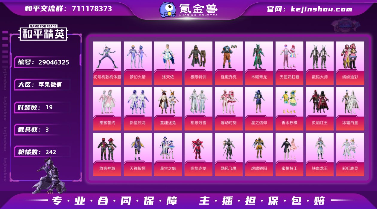 3载具-223套装-242枪皮-苹果微信-...