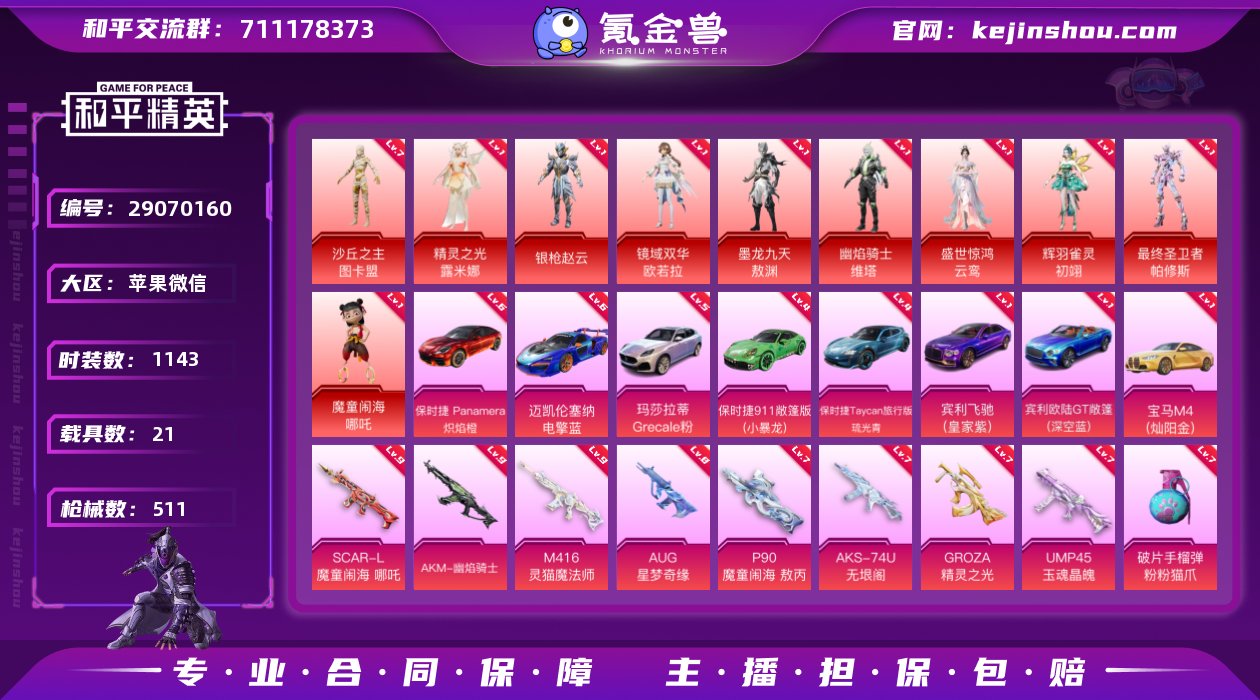 热力值:310118 载具数:21 时装数...