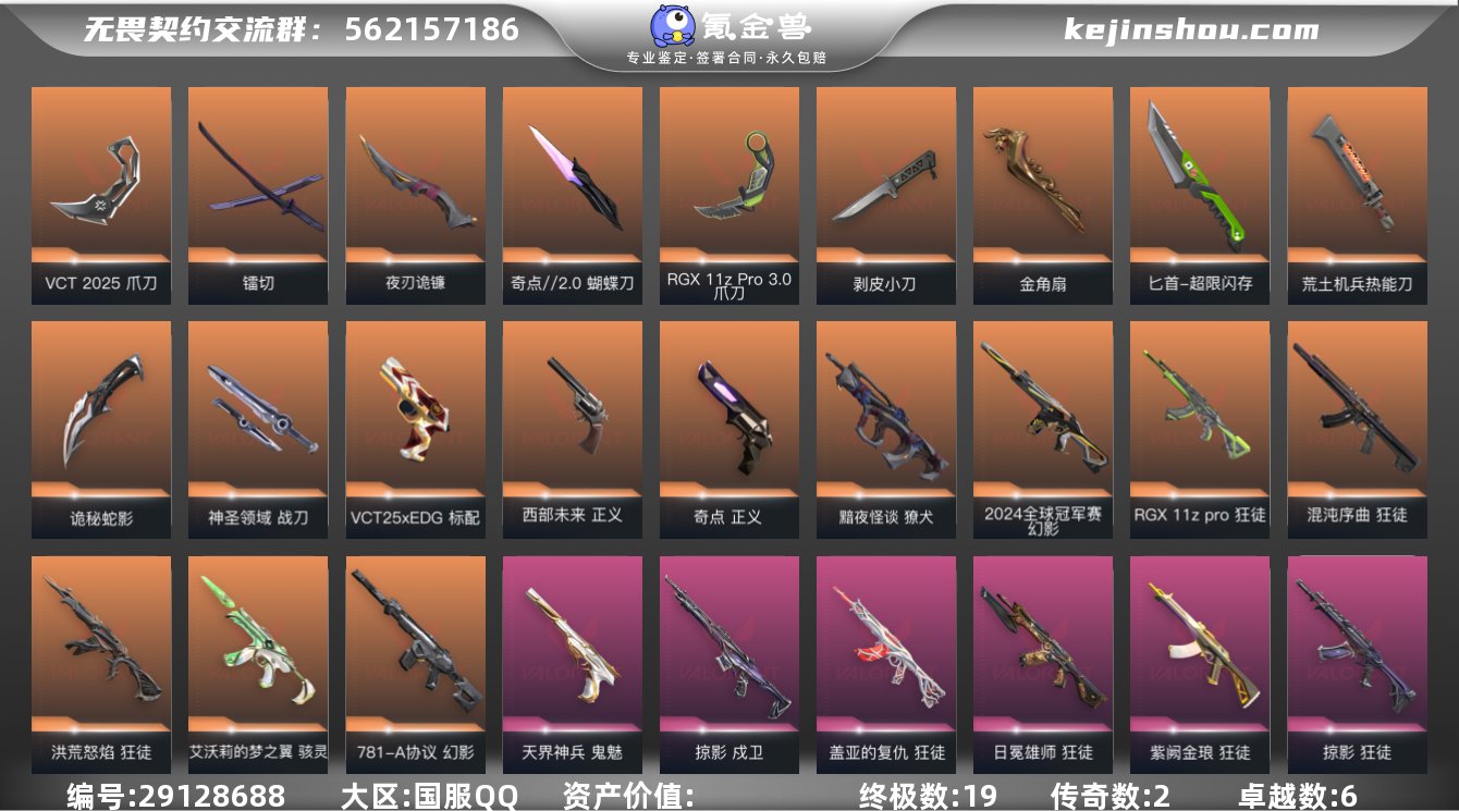 【套装】:VCT 2025 赛季套装
【英...