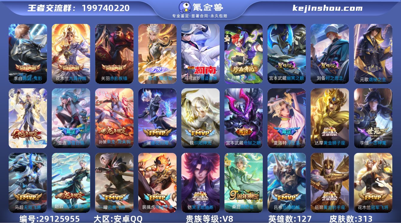 313皮肤3典藏1无双2珍品传说20传说 ...