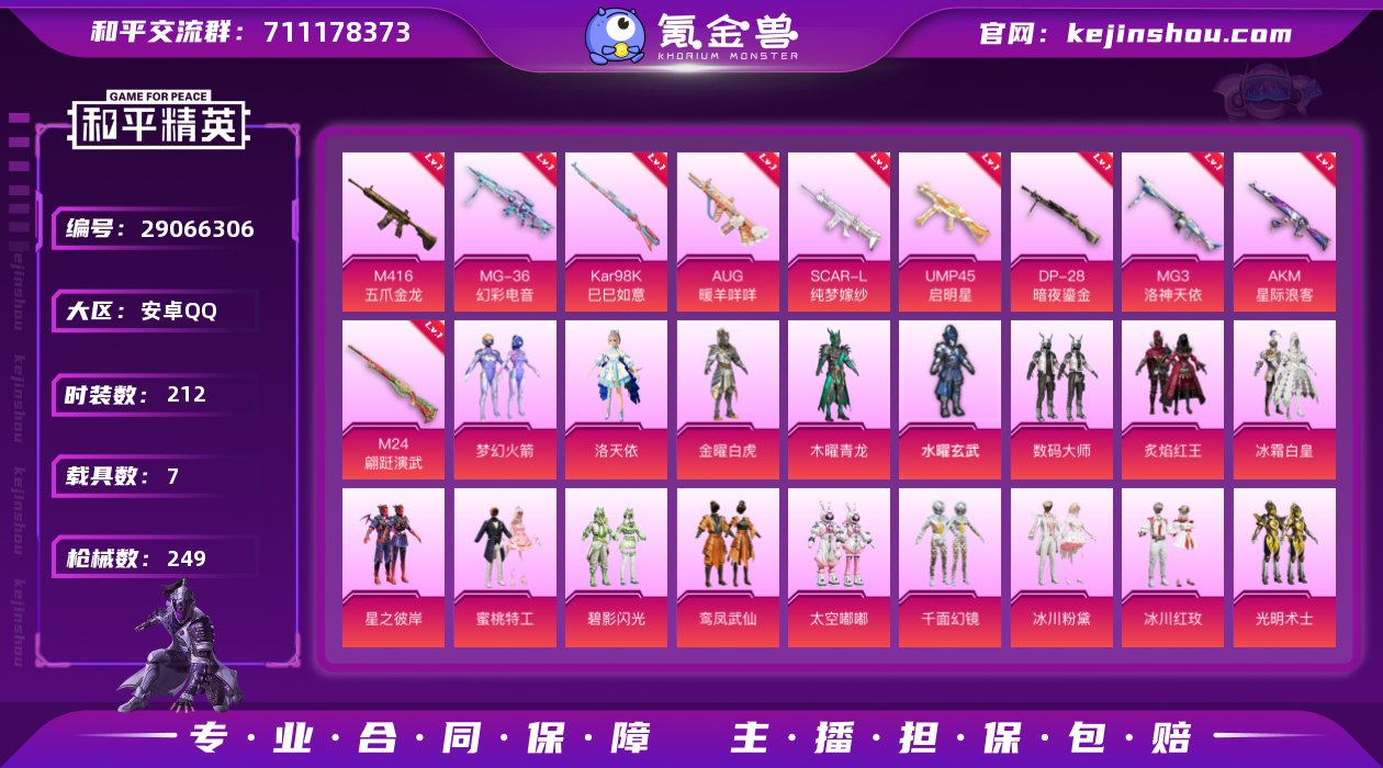 【满级粉玛莎金鞋都市21粉装12特效枪7载...