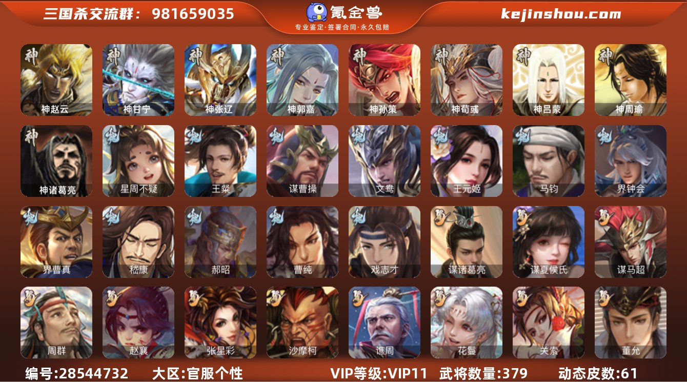 【233】官阶:大将军;VIP等级:VIP...