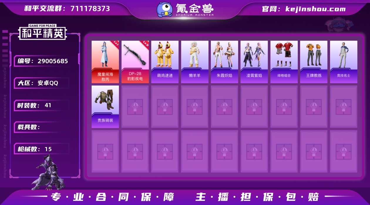 热力值:5160 时装数:41 战备数:1...