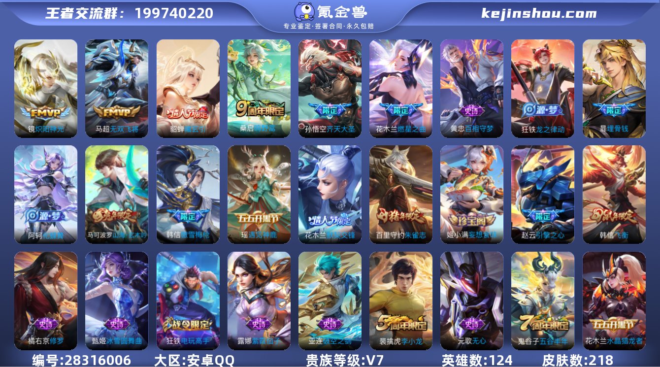 实名: 可修改 贵族等级: V7 英雄数:...