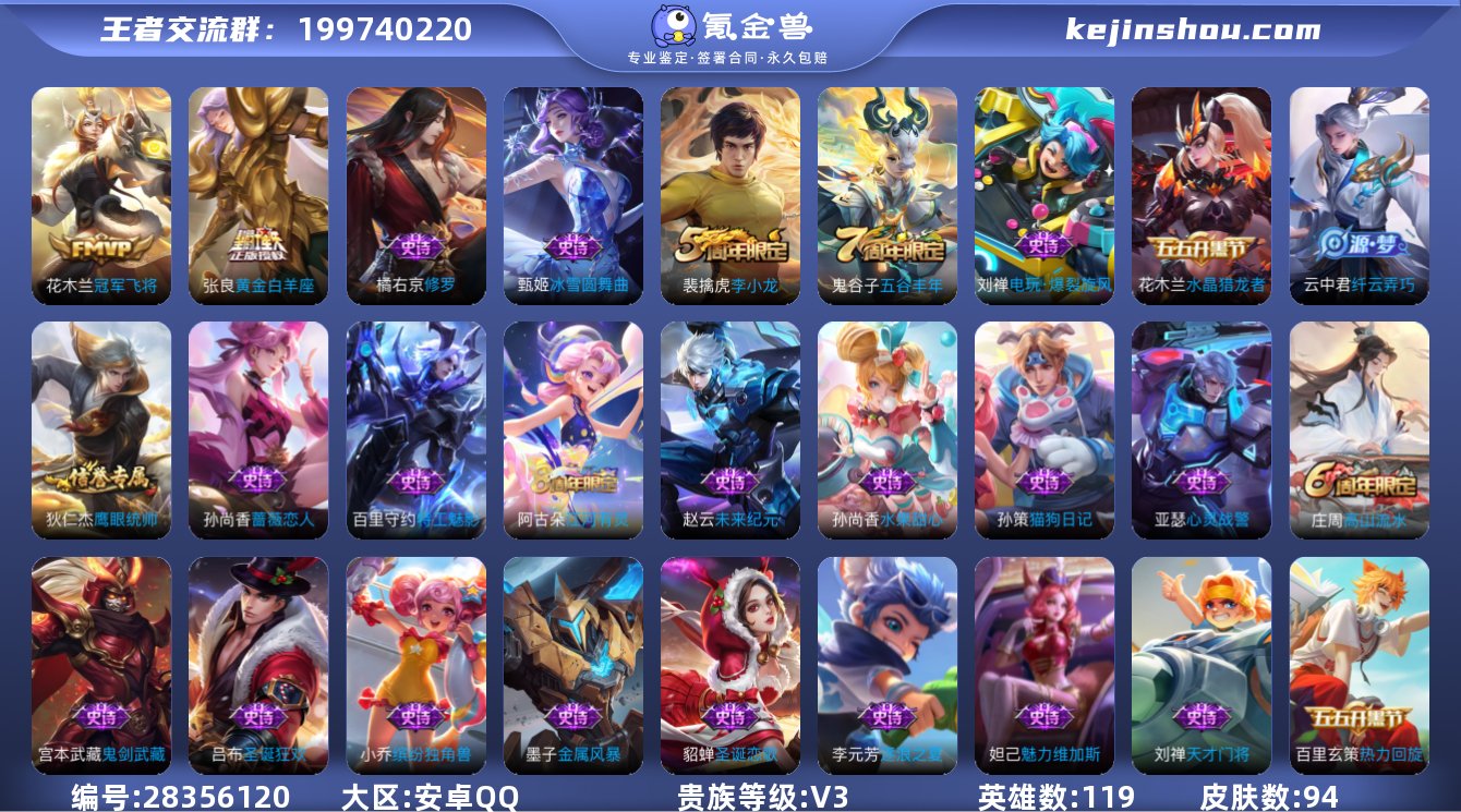 实名: 可修改 贵族等级: V3 英雄数:...