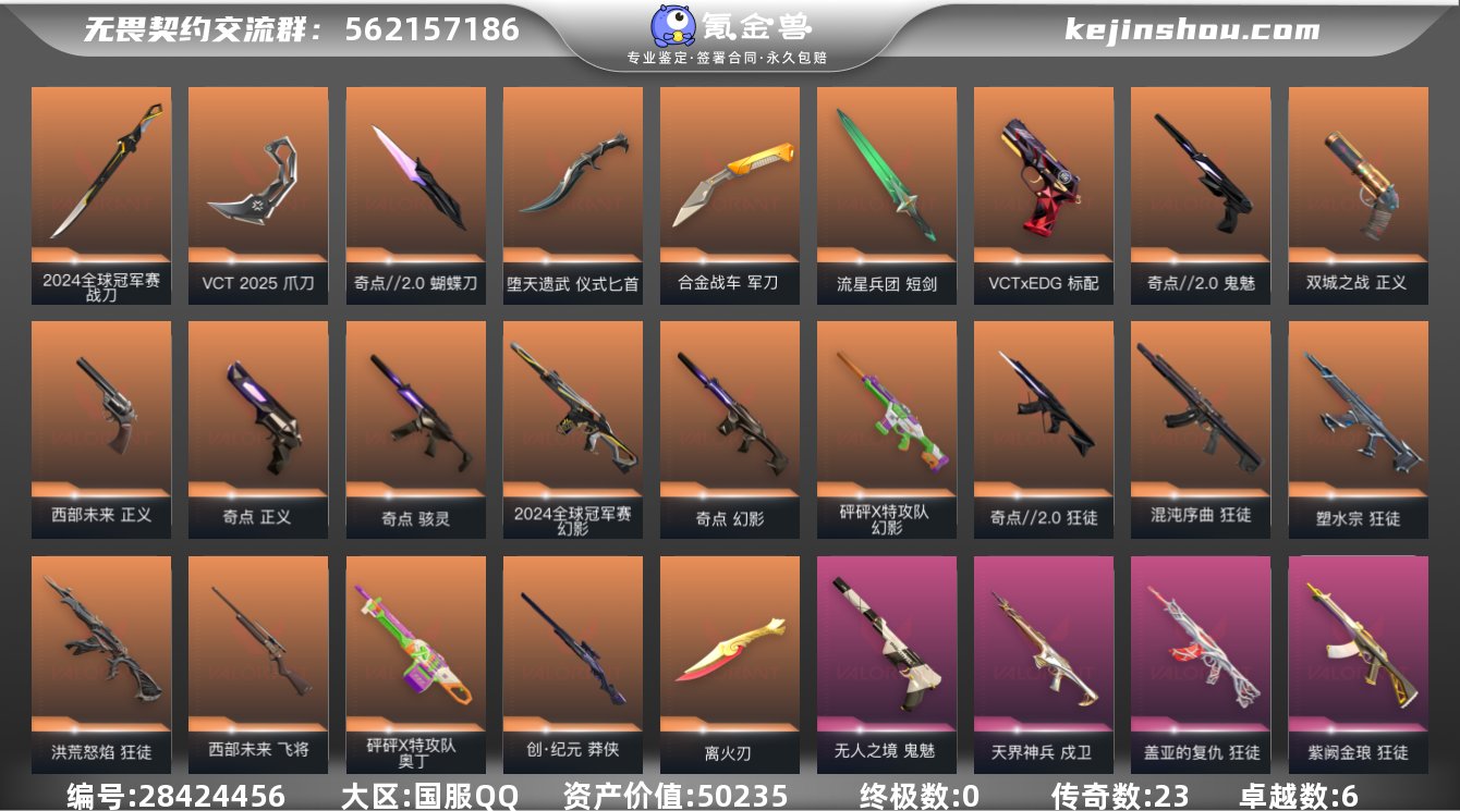 实名:不可修改 皮肤资产价值:50235 ...