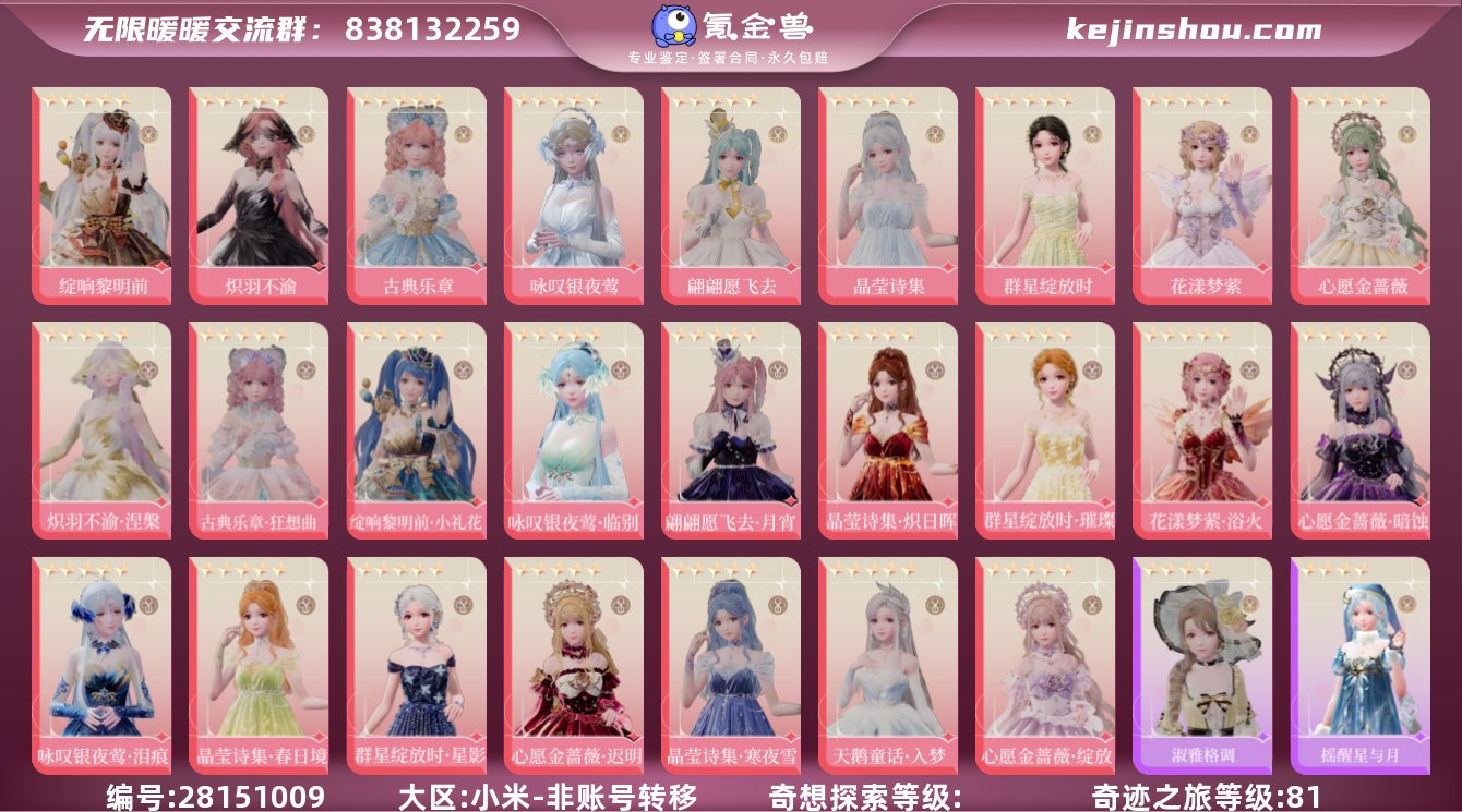 奇迹之旅等级:81 炽羽不渝，古典乐章，咏...