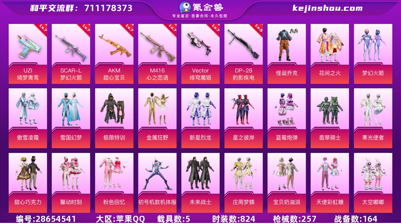 实名:可修改 时装数:824 载具数:5 ...