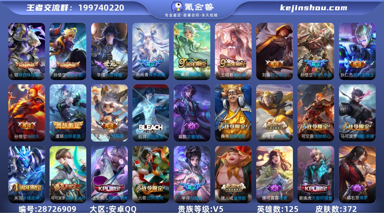 实名:不可修改 贵族等级:V5 英雄数:1...