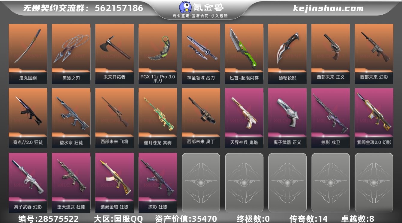 实名:可修改 皮肤资产价值:35470 终...