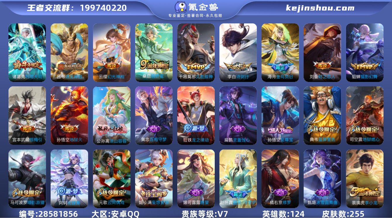 贵族7 王者45 贵族积分30207 安卓...