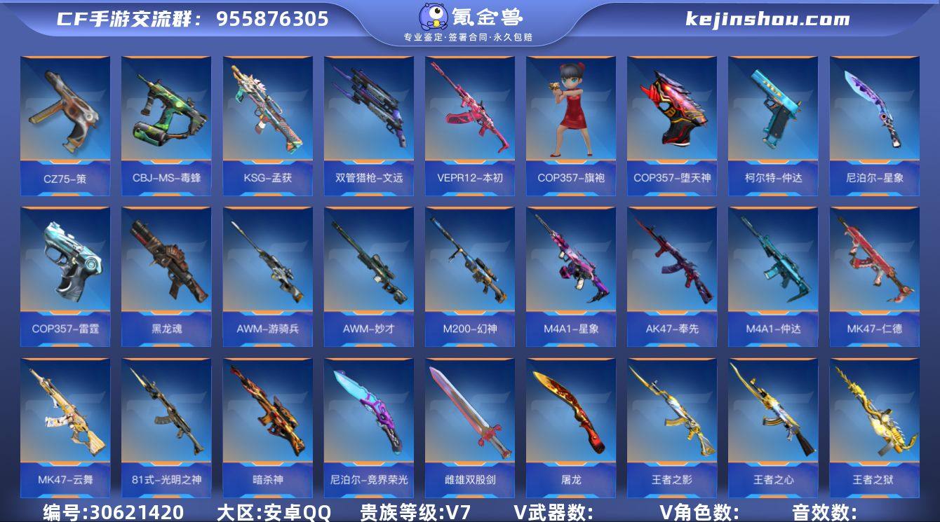 HG698957/【心影狱蝶4把王者主武+...