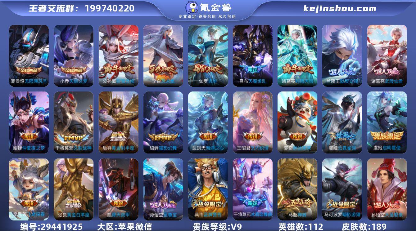 V9 2典藏 19传说 112英雄 189...