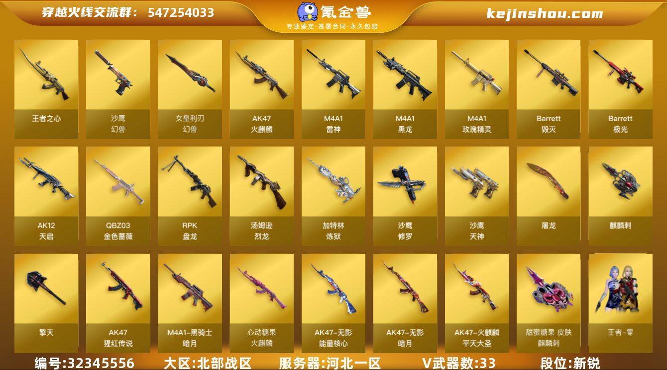 【CFX987】33V/101级/大元首/...