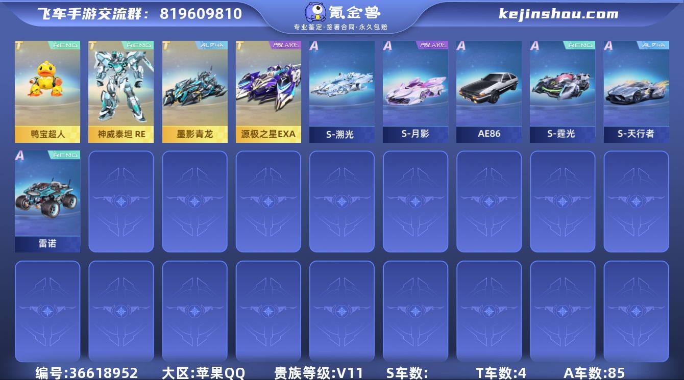 实名: 可修改 永久T车: 源极之星EXA...