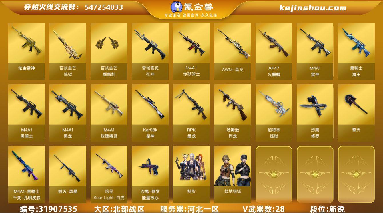 【ky5380】河北一区-30V-0王者武...