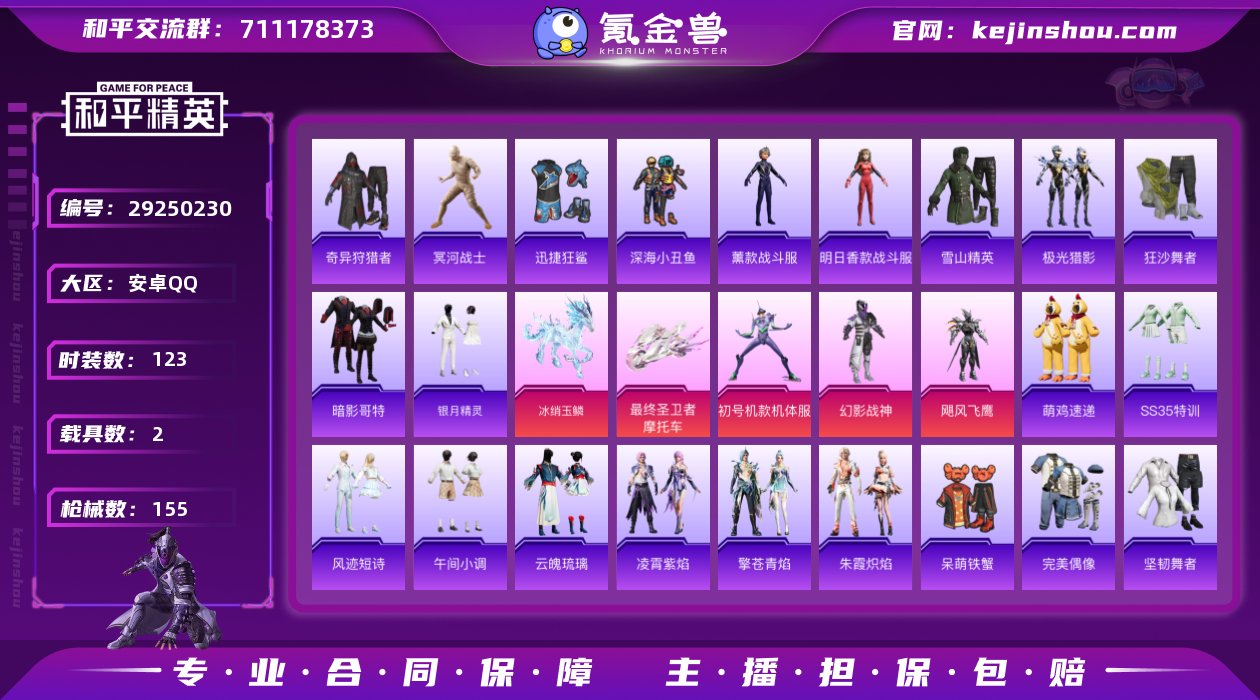 【2级最终圣卫者-帕修斯 冰绡玉鳞 紫螳螂...