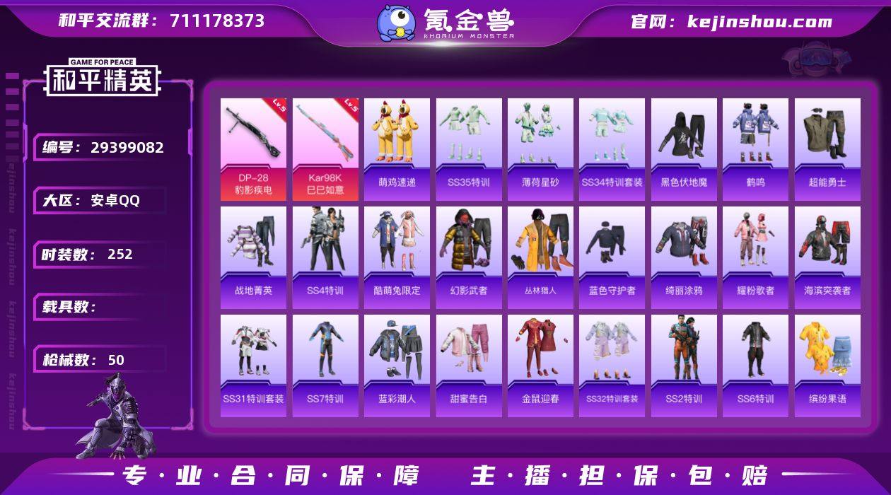 热力值:14929 时装数:252 枪械数...