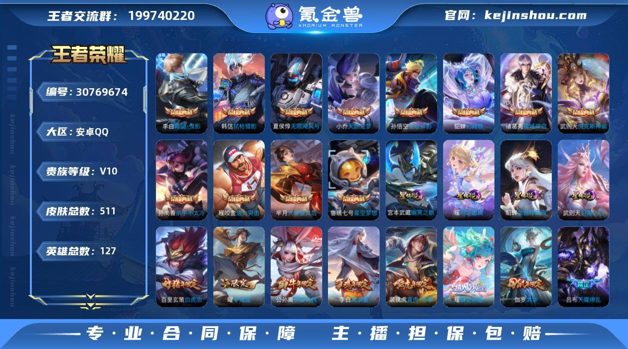 【WZAHC37】贵族10/皮肤511/典...