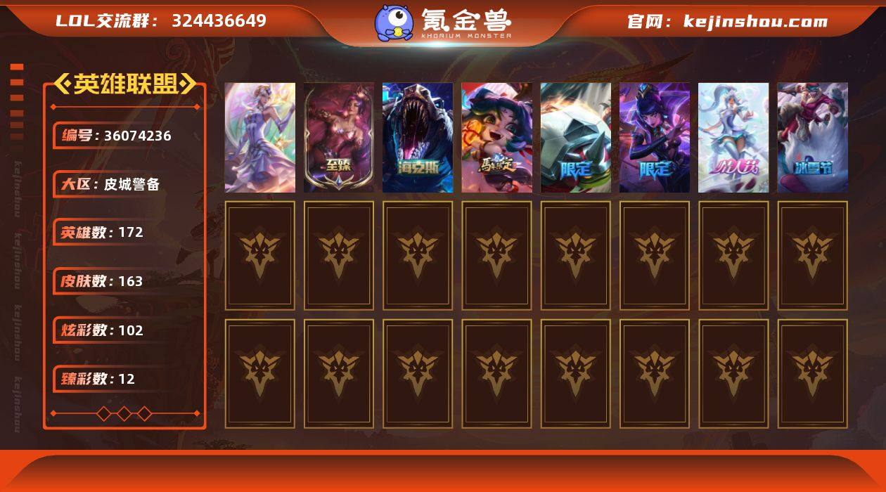 t43465【皮城警备】163皮肤 102...