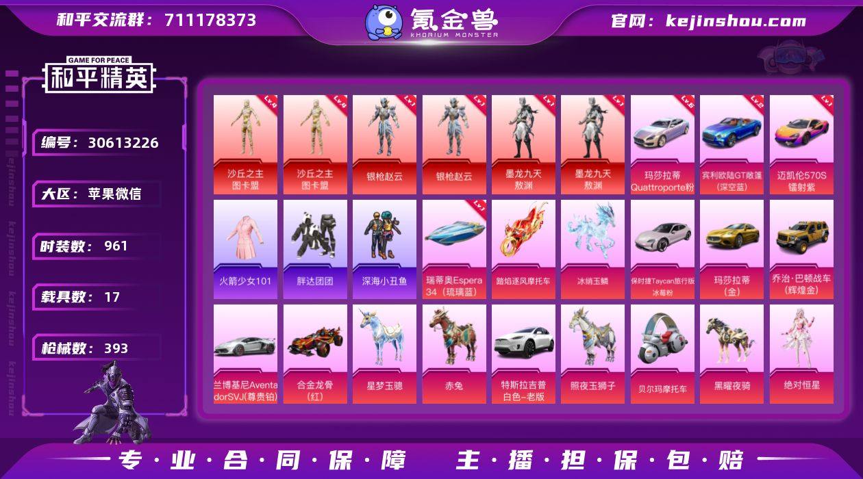 热力值:192131 载具数:17 时装数...