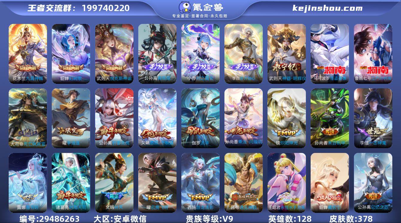 实名: 可修改 贵族等级: V9 英雄数:...