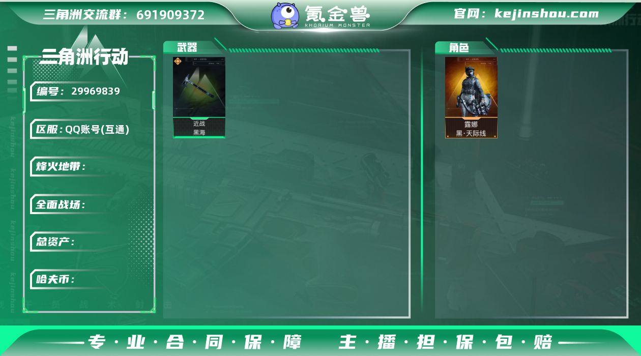 HT-【黑天际线/黑海】【总资产166.4...