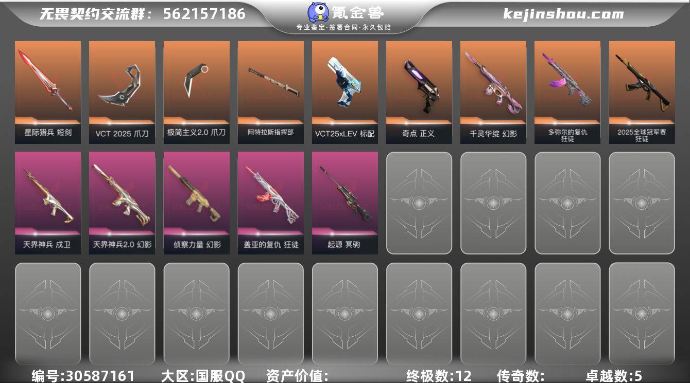 【套装】：VCT 2025 赛季套装【英雄...