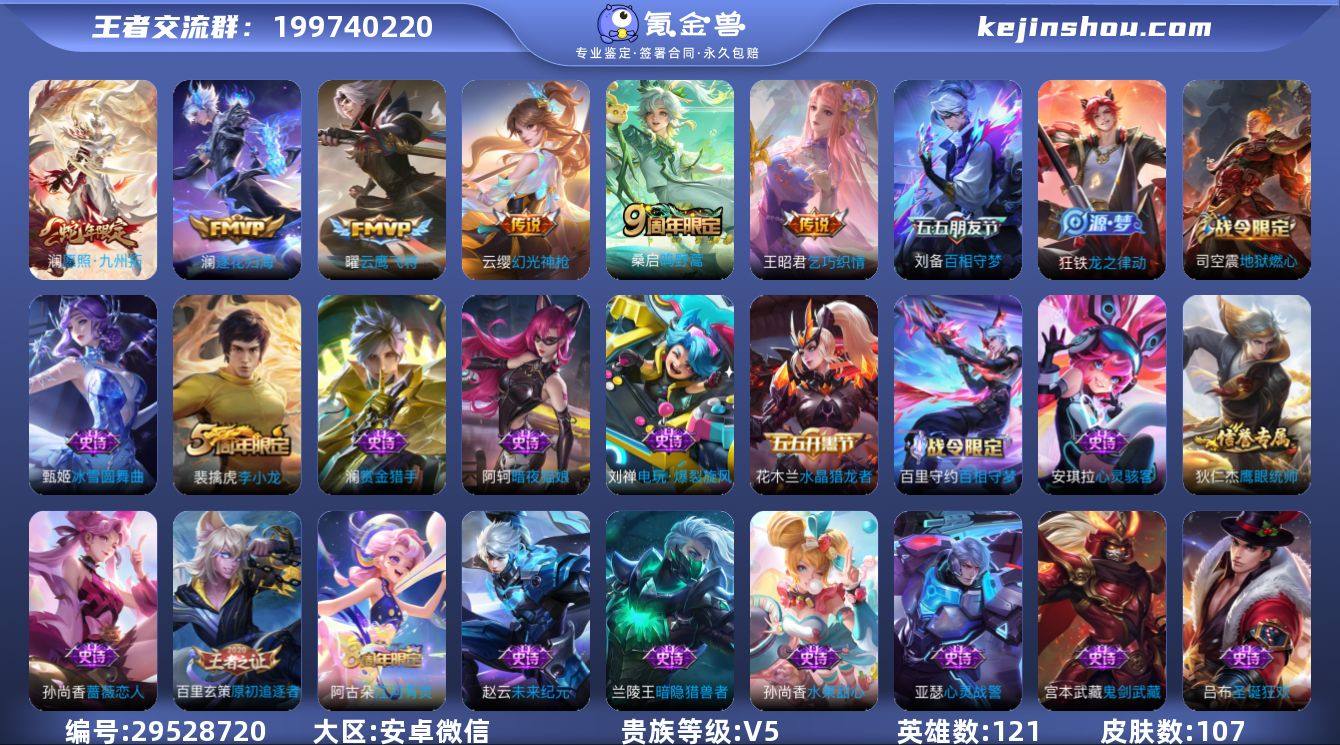 121英雄-107皮肤-【6传说v5】安卓...