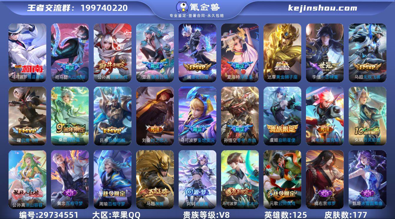 实名: 可修改 贵族等级: V8 英雄数:...