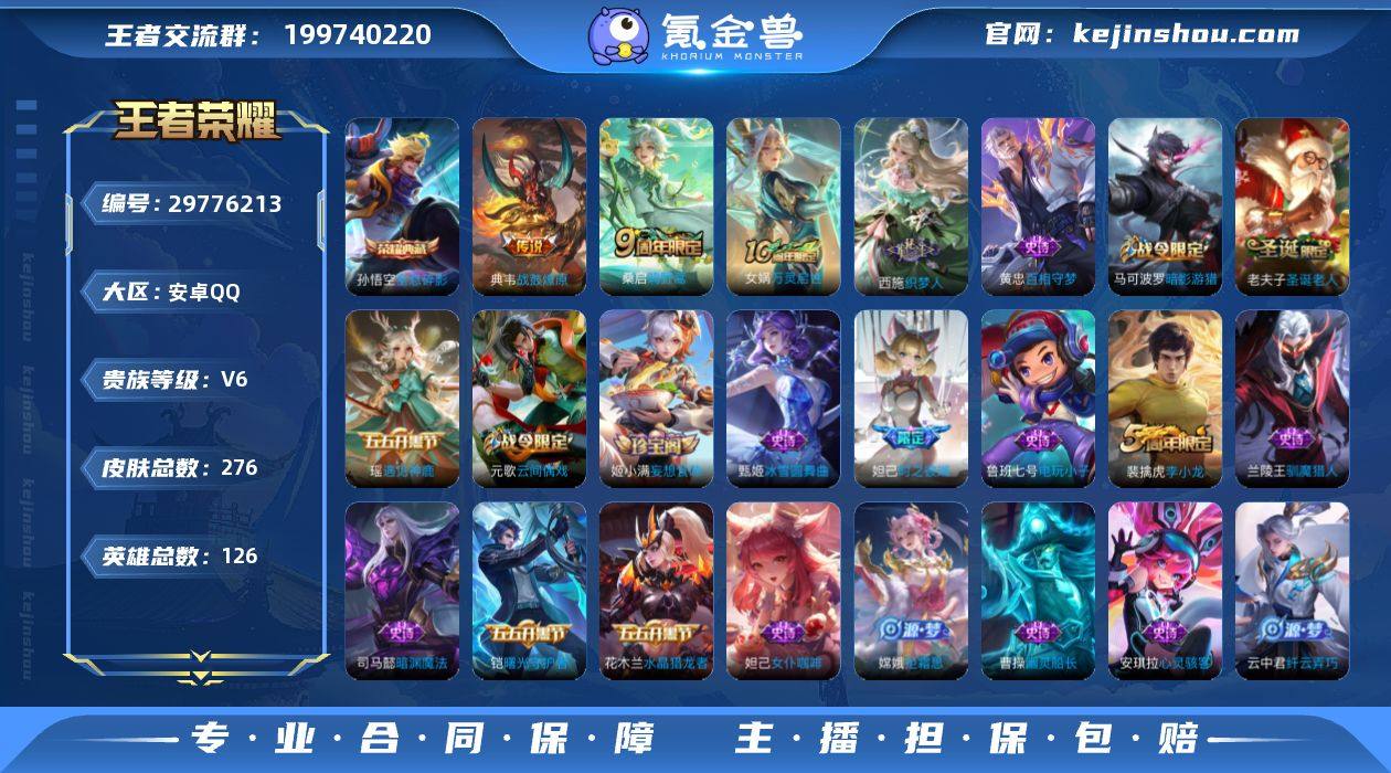 实名: 可修改 贵族等级: V6 英雄数:...