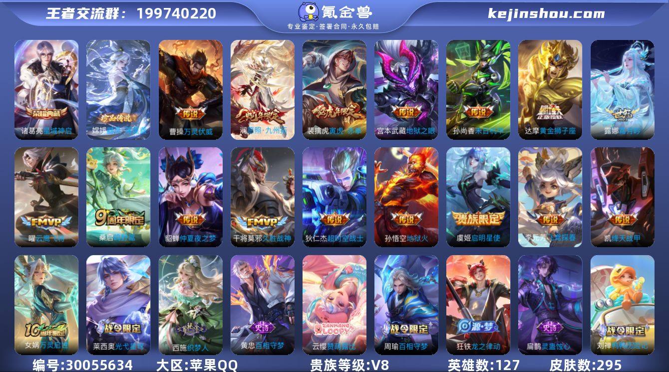 127英雄-295皮肤-【WZSA1200...