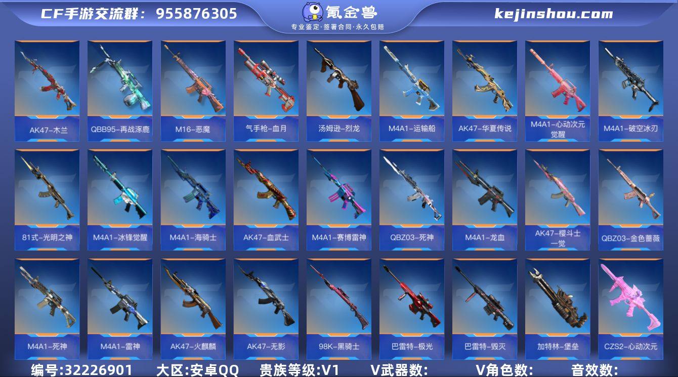 S008 81式-光明之神,M4A1-冰锋...