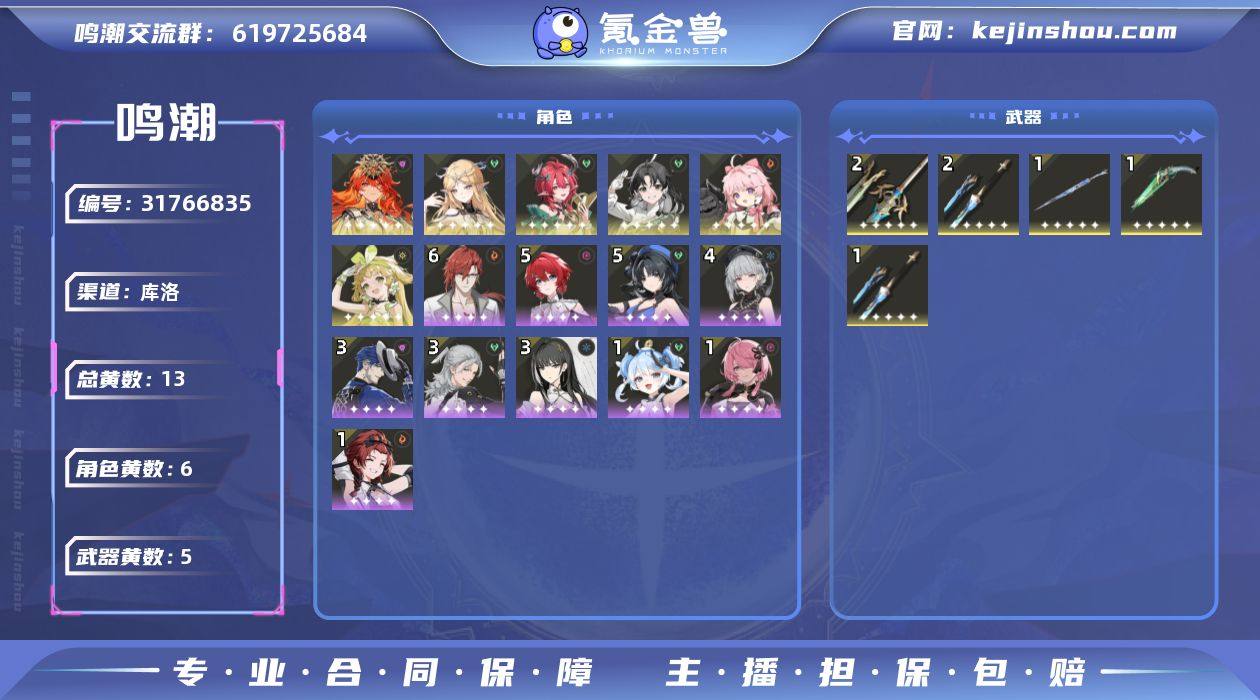 男/女主: 女主 总黄数: 13 联觉等级...