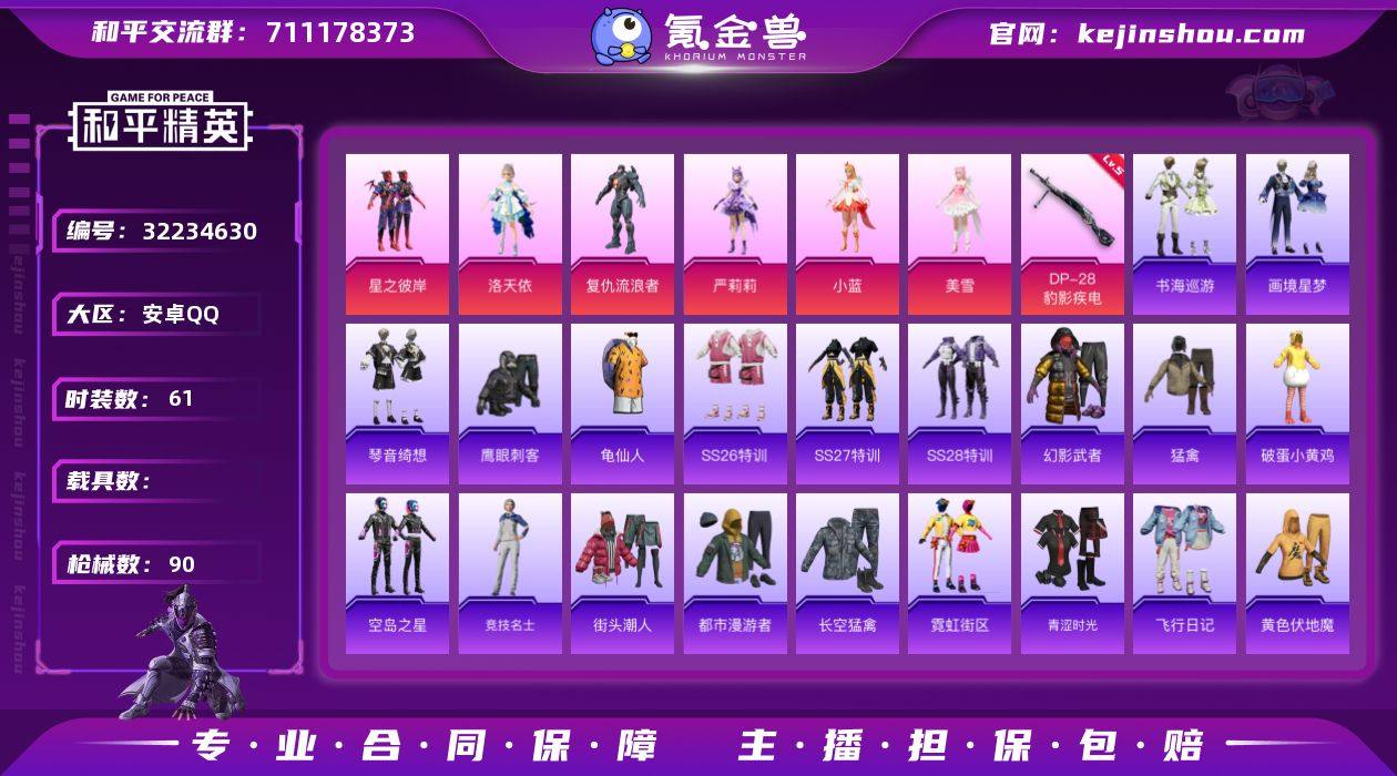 【HPN1910】61套装/枪械3/装备9...