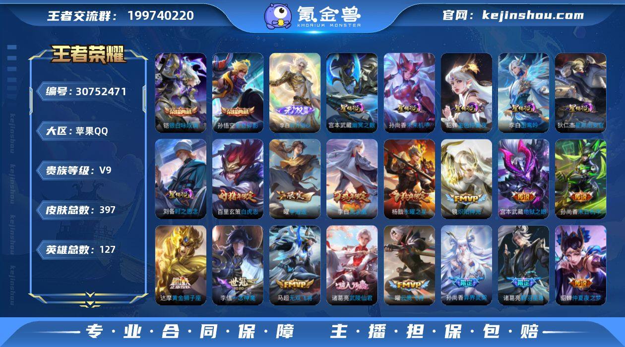 125英雄-397皮肤-v9//2典藏/3...