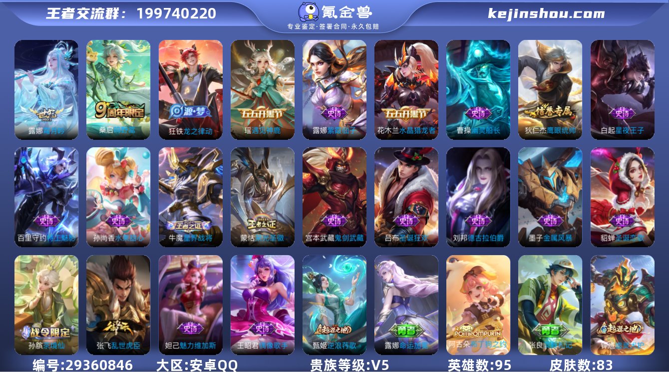 LN003 安q1.6w高胜率小国露娜1....