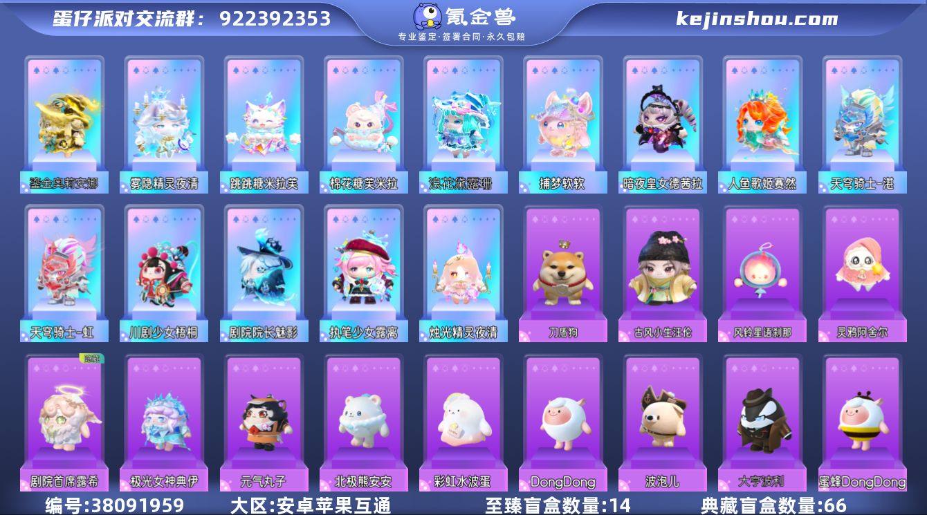 潮流度:157650 等级:93 至臻盲盒...
