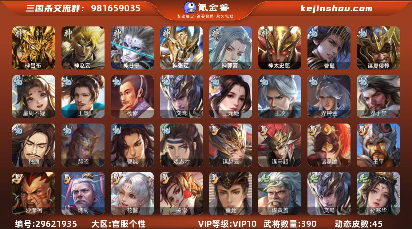 【1919】官阶:大将军；VIP等级:VI...